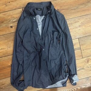 Theory Long-Sleeve Button Up Shirt - M